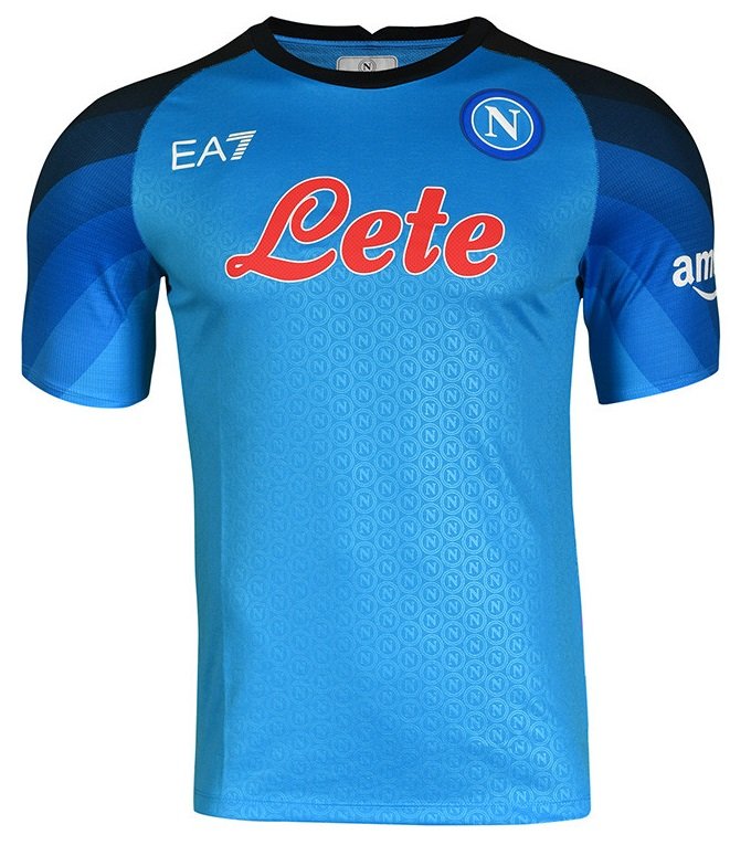 Camisa I Napoli 2022 2023 EA7 oficial Champions League